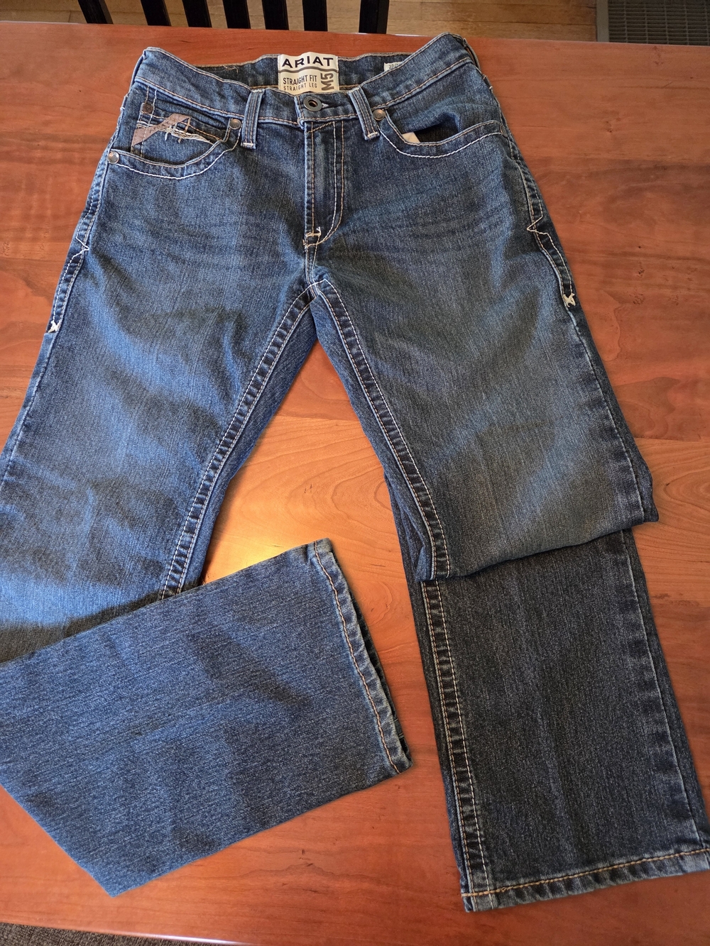 Ariat Men’s Blue Straight Leg Jeans